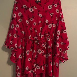 Lane Bryant Pink Floral Dress Size 18/20 Plus